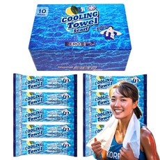 넥스트세이프 폭염대비 쿨링타올 스카프 -10도 3시간지속 휴대용 쿨링템, 10개