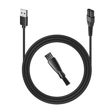 Veeconn 강아지 그루밍 충전기 Veeconn 강아지 클리퍼 그루밍 키트 T4 발바닥 트리머 1m(3.3피트) 전원 코드 클리닝 브러시 1개, Veeconn 강아지 그루밍 충전기, Veeconn 강