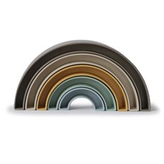 무쉬 스태킹 레인보우 무지개 아기 쌓기놀이, 힐사이드, 1개