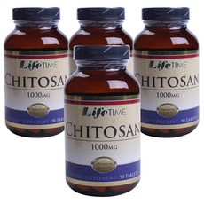 라이프타임 키토산 1000mg 타블렛, 90개입, 4개, 90정