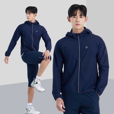 콜핑 남성 하이쿨 스판 활동성 좋은 등산 트레이닝 집업 자켓