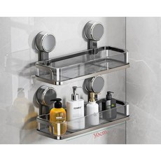 흡입 욕실 펀칭 화장실 벽걸이 이동식 보관함 세면대, C, 1개