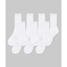 무신사스탠다드 MUSINSA STANDARD 라이트웨이트 크루 삭스 7팩 [화이트]ME0SC0Z01-WH 112691