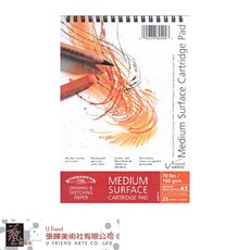 Winsor & Newton 溫莎牛頓 Medium Surface Cartridge Pad A5 繪圖本, 1個