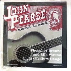 John Pearse 510L 民謠吉他弦 磷青銅鑲絲線 美國製, 1個, 610LM (12-53)