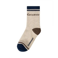 COVERNAT 키즈 어센틱 컬러블록 양말 베이지 CK2503SK02BE