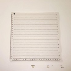 입시 격자 A4 짧은 줄긋기 표시 간격 줄간격 직선 연습 종이 특수 노트, 1개, 1.2cm 20cm 23x23