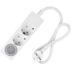 스윗홈 국내생산 일반 접지 멀티탭 3구+안전커버 1p, 70cm, 혼합색상, 1개