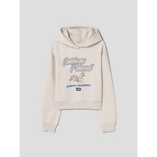 브랜드정품 에잇세컨즈 8SECONDS 기모 크롭 후드 스웨트셔츠 아이보리 260496