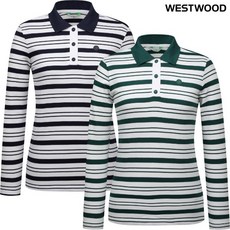 웨스트우드 우먼 스트라이프 폴로 티셔츠(WO3WTTP424)