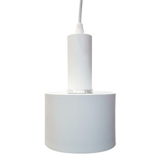 瓦勒 吊燈 圓柱型 LC-124 設計師款 金屬材質 餐廳燈, 白色