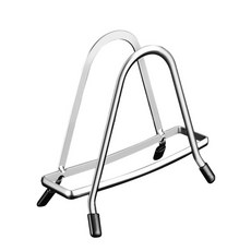 臺灣出貨特厚不鏽鋼鍋蓋菜板架廚房多功能收納案板置物架檯面砧板放置架子, 1個, 410材質 菜板架【無橫槓】1個