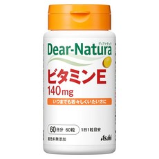 Asahi Dear-Natura維他命E膠囊 140mg, 1個, 60顆