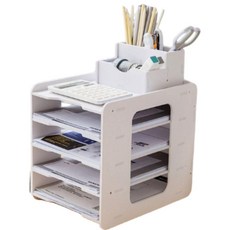 A4 서류 트레이 사무용품 보관함 정리함 데스크 오거나이저 1개 수납, A4 서류 트레이 사무용품 보관함 정리함 데스크 오거나