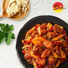 유가네 T 닭갈비 오리지널 300g x 3팩 + 쫄면 1팩 치즈 27g, 닭갈비 300g 3팩 + 쫄면/치즈 각 1팩, 3개