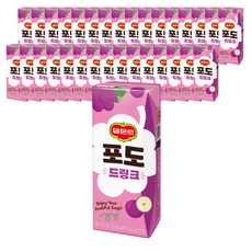 델몬트 드링크 포도, 32개, 190ml