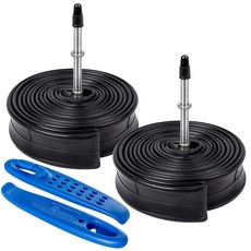 700C 자전거 튜브 700x25C/26C/28C/30C/32C FV60 프레스타 밸브 (25/32-622) 내부 700 x 25C 700x26C 700x27C 700x28C, 700C 자전거 튜브 700x25C/26C/28C/30