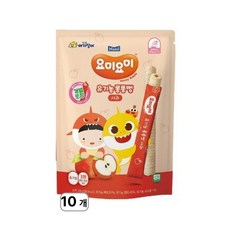 요미요미 유기농 롱롱뻥 사과, 사과맛, 24g, 10개