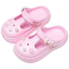 달콩슈 여아용 EVA 진주 샌들 슬리퍼 DKE123