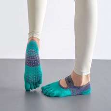 Ruffly皮拉提斯襪子腳背帶防滑瑜珈襪子腳趾套 1+1