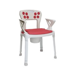 【海夫健康生活館】悅康品家 免工具 舒適曲面 歐式洗澡椅 沐浴便盆椅, 1個