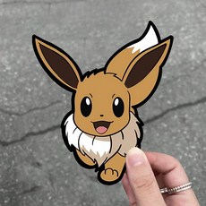 포켓몬 이브이 스티커 EV3 EV4 EV5 EV6 EV9 자동차 차량용 장식 스티커, 1개, EV3 추천 (3+1)