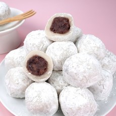 소소락 저당 찹쌀떡 1kg (50g 20개입) 국내산 찹쌀 개별포장., 1박스