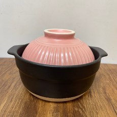 Quasi 花綻 輕享 砂鍋 1人份 16cm 0.8L, 粉色, 1個