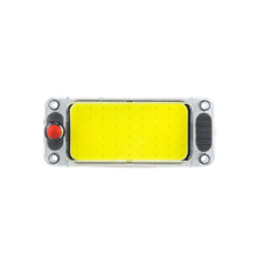 COB室內燈燈板 108燈珠 12V-24V適用 升級水晶外殼 車用LED室內燈, 2個, 短版-白光