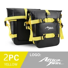 혼다 아프리카 트윈 / 어드벤처 스포츠 CRF1100L CRF 1100 L 크래시 바 가방 프레임 범퍼 방수 도구 보관, 01 2PC-Yellow LOGO 1