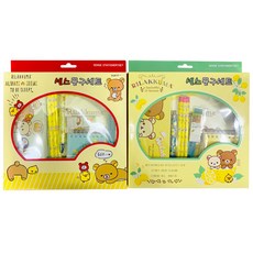 MoaMoa 리락쿠마 센스 문구세트, 색상 랜덤 발송, 1개