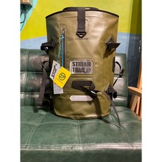 島嶼潛水 日本Stream Trail 40L D2 防水雙肩背包 潛水 浮潛 SUP適用 大容量, 軍綠色OD