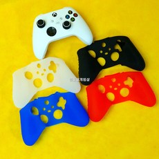 X BOX S X 컨트롤러 실리콘 가정용 콘솔 게임기 케이스, 화이트, 1개