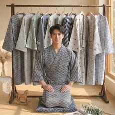10종택1 남성 가운 유카타 골프가운 일본 잠옷 파자마 홈웨어