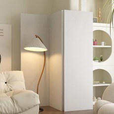 접이식 무지병풍 식당 흰색 카페 높이X2개 가림막 4폭 3개 2문 화이트 40X180CM, 15 폭 60X190 높이X6개(클램프) 받침 증정, 1개