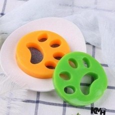 빨래 먼지제거_x000D_ 세탁기 실리콘 청소볼, (그린+옐로우)세트