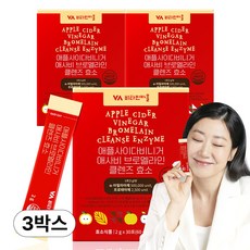 비타민마을 애플사이다비니거 애사비 브로멜라인 클렌즈 효소 30p, 60g, 3개