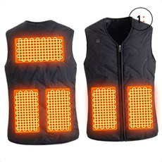 발열 온열조끼 USB 열선 방한 보온 조끼 겨울 낚시 캠핑