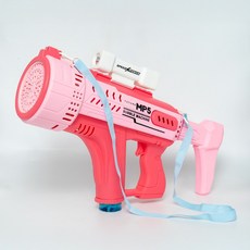 몽드라팡 자동 대형 버블건 비눗방울, 핑크, 1개 핑크, 1개
