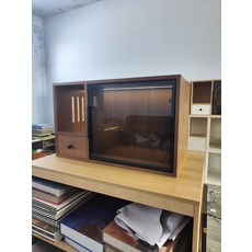 고양이 원목화장실 특대형 사막화방지 배변통 반려묘 모래, 대형-월넛