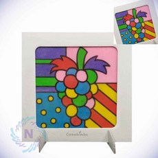 데코샌드 액자 포도 데코액자 모래액자