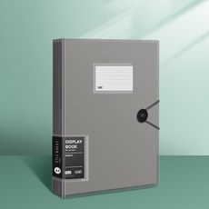 SJIKH A4 文件收納冊 60頁 顯示簿, 黑色, 1個