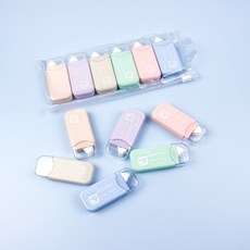 오피스프렌즈 풀 테이프 6개 세트 6mm x 6m, 1세트