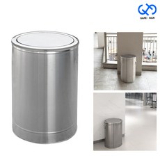 대형 스테인리스 원형 뱅뱅이 휴지통 쓰레기통 HA-4