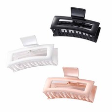 SOOSDA 金屬光澤長方形鯊魚夾