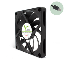 쿨링팬 80x80x10mm DC 5V 슬리브 USB