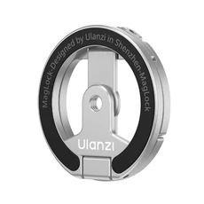울란지 MA02 마그락 듀얼 마그네틱 스마트폰 거치대, 01 MA02 Boxed, 실버, 1개