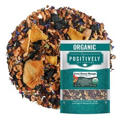 Positively Tea Company Avongrove Estate Darjeeling 홍차 루즈 리프 473.2ml16온스 217003, 코코베리 망고, 473.2ml