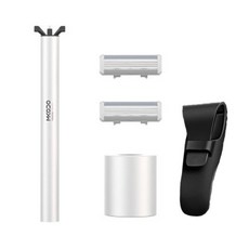 颳鬍刀 手動颳鬍刀 傳統颳鬍刀 安全手動颳鬍刀 剃鬚刀 手動不傷剃須 震感剃須刀防水6層進口刀片震動颳衚刀, 1刀架2刀頭1底座1皮套, 1個