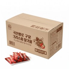 국산쌀로 구운 크리스피롤 딸기 850g 100개, 1개, 8.5g